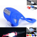 Safety 7 Led Silicone Bicycle Flashlight